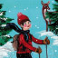 Skifahrer